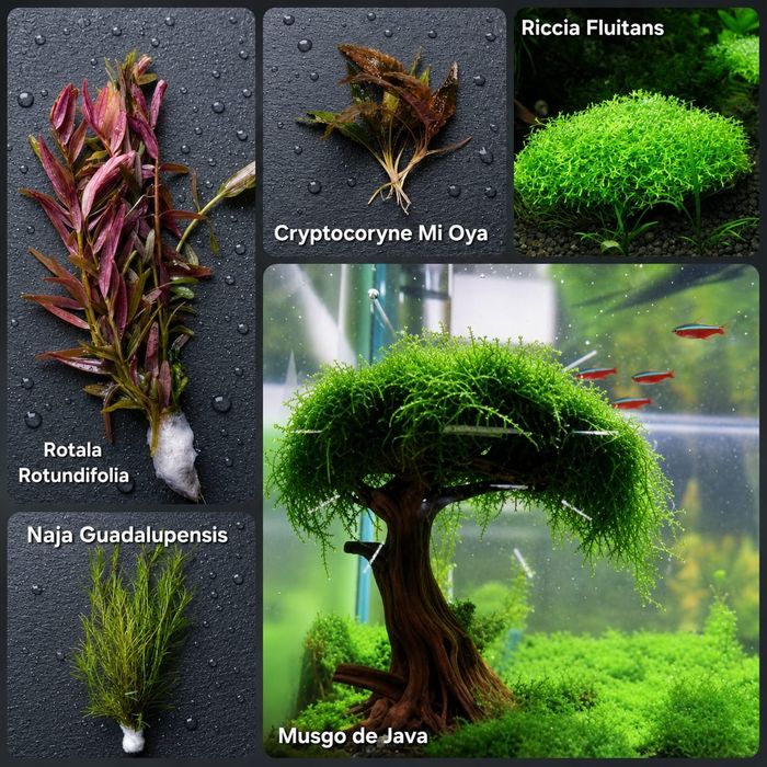 Plantas Aquário | 10 Espécies com Anubia com Anubia c/ Anubia