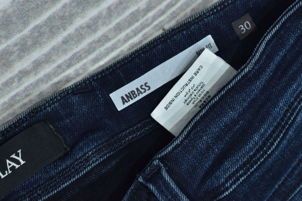 Replay Hyperflex Anbass Slim Fit Męskie Spodnie Jeansy W30 L32