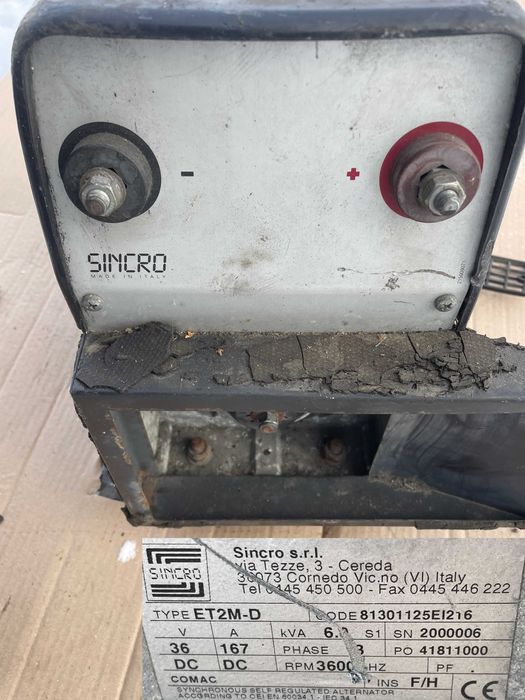 ET2M-D SINCRO  Generator et2m-d generator 6,0 kva prądnica