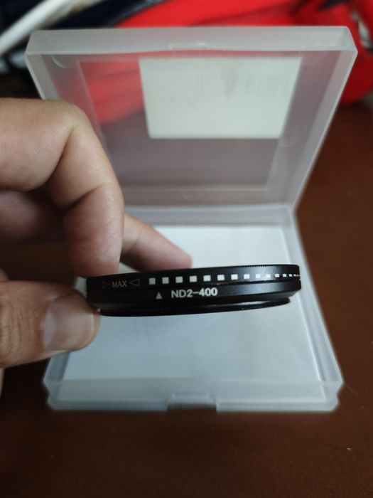 Filtro de Densidade Neutra (ND) para Objetiva