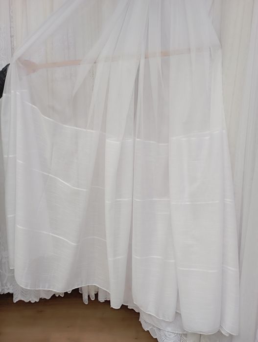 Тюль бамбук-льон