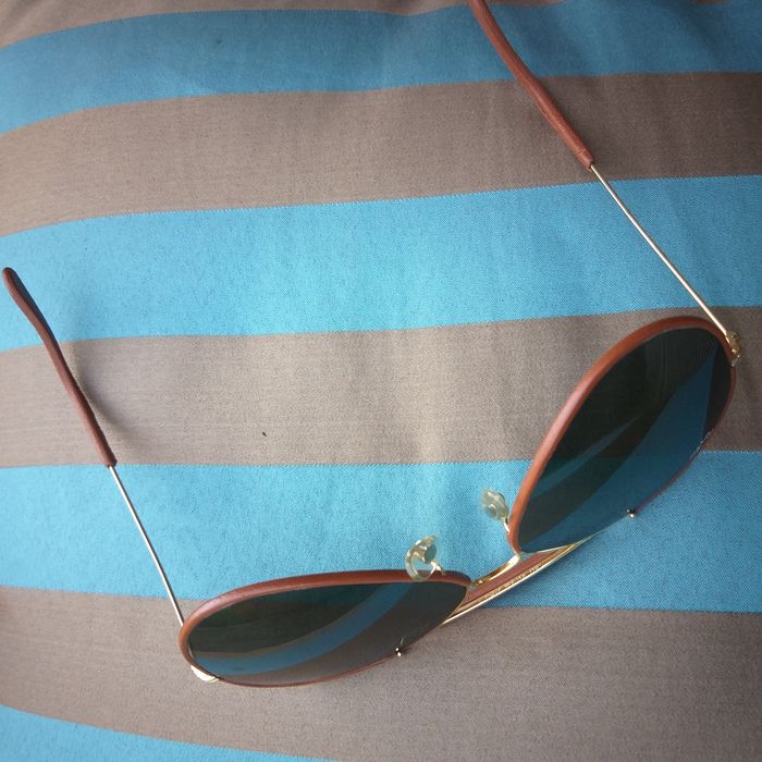 Oculos Ray Ban em pele