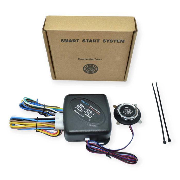 Kit de botão de ignição Start e Stop - Com módulo de controlo