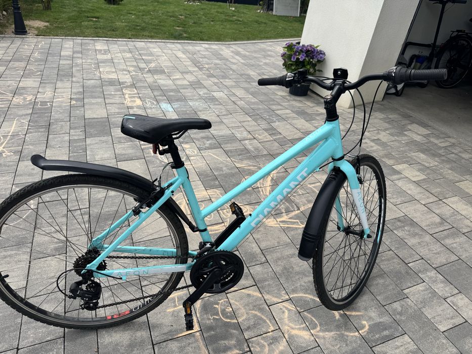 Rower Diamant Aeon 10 po serwisie koła 28 cali