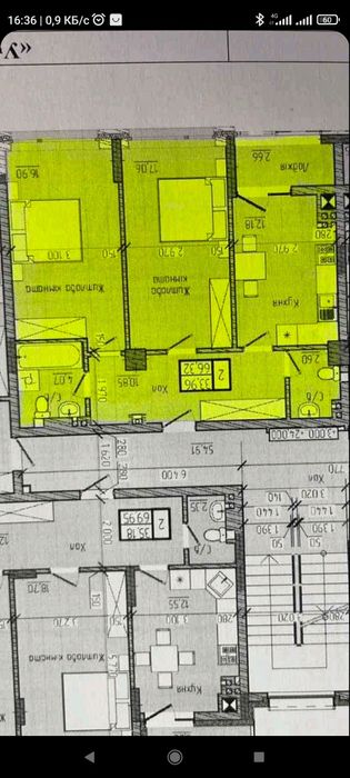 Двокімнатна квартира в  новобудові у Європейському кварталі