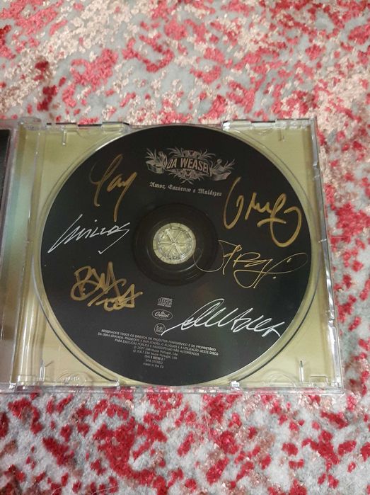 CD  assinado - Da Weasel - Amor, Escárnio e Maldizer