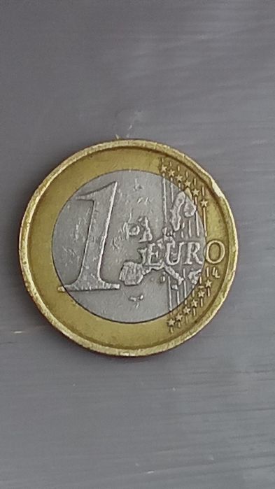 Moneta 1 euro Leonardo da Vinci