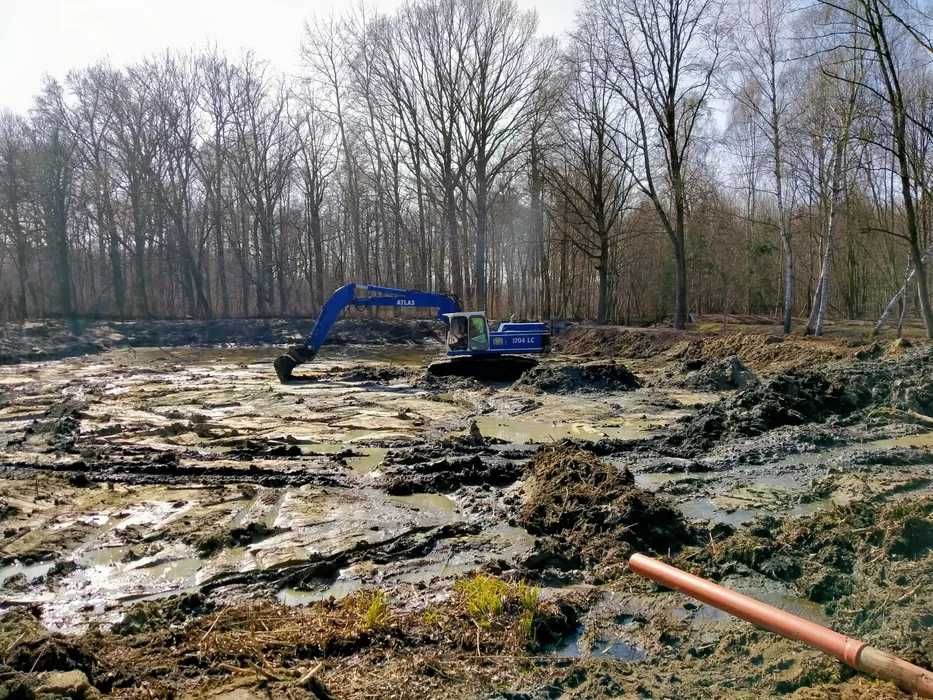 Kopanie odmulanie czyszczenie Stawów Zbiorników   Long Refuler