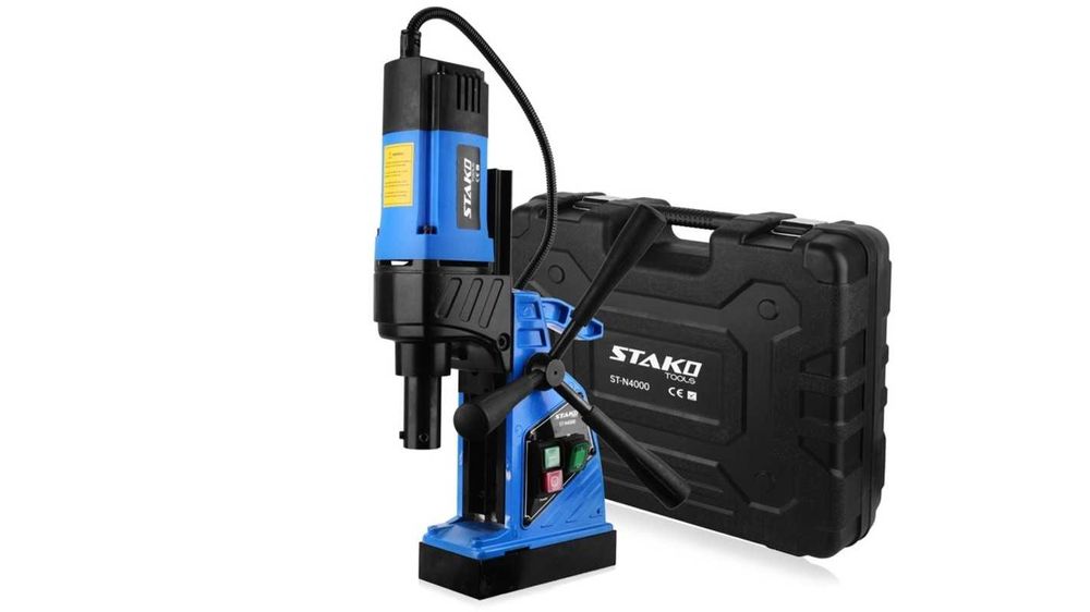 Wiertarka Magnetyczna Mała Lekka fi40mm 1480W 10 kg Magnesówka STAKO
