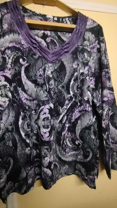 Лонгслив  стрейчевый  пог -58 см