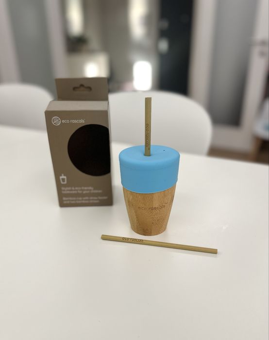 Copo de Bambu com Palhinha Eco Rascals