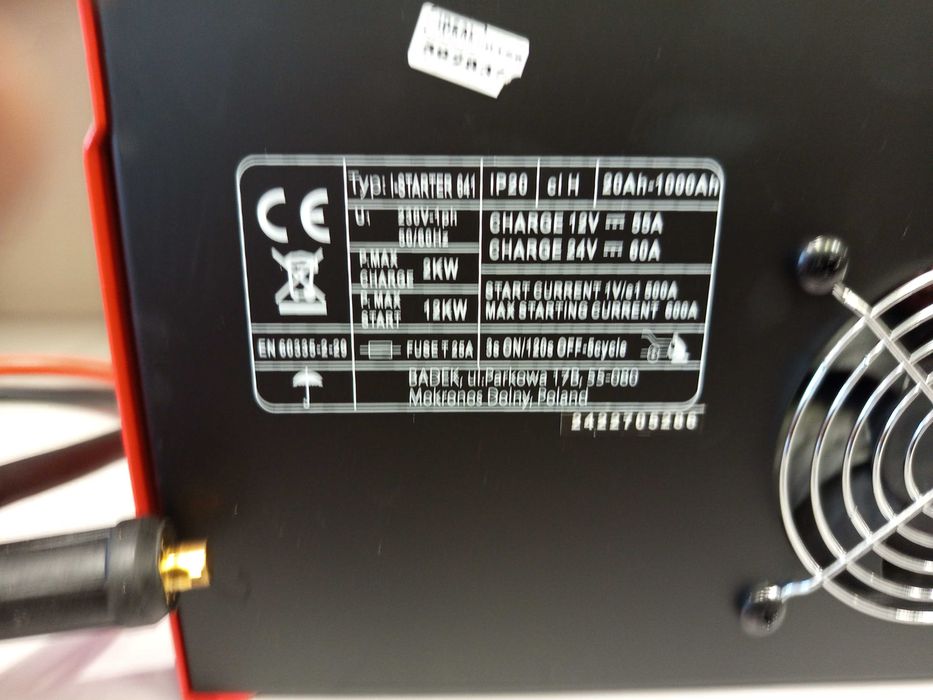 Prostownik inwerterowy Inver Starter 641 EM-AUDIO Tomaszów lubelski Wysyłka Gratis !