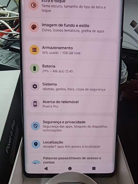 Telemóvel Google pixel 6 pro