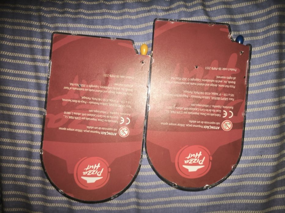 Mini Pinball Pizza Hut Vintage Colecionável Jogo Promocional