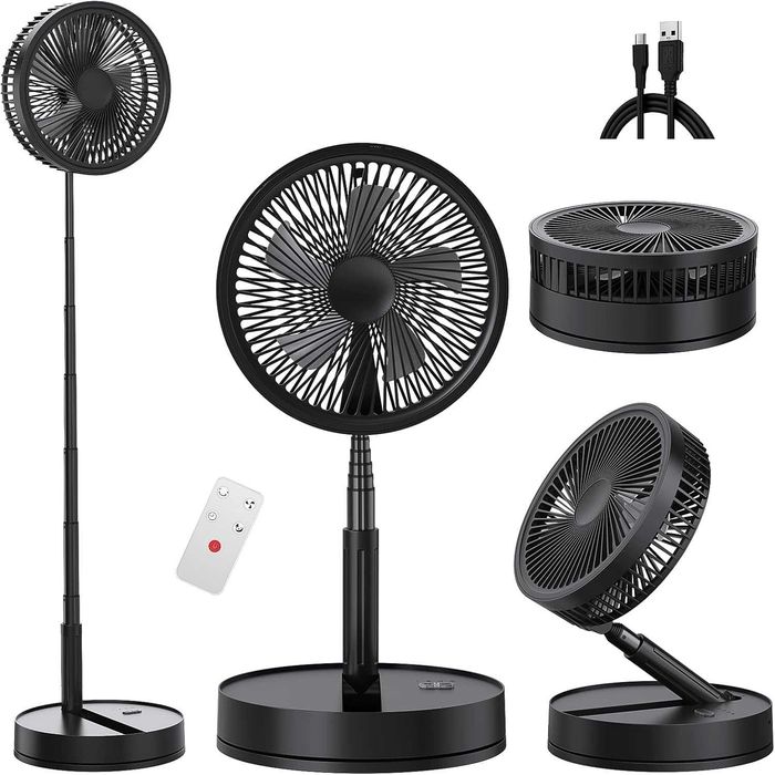 вентилятор Folding Fan F9 з пультом