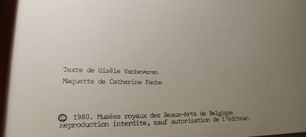 Antigo livro le journal de Bruegel do museu de arte da Bélgica