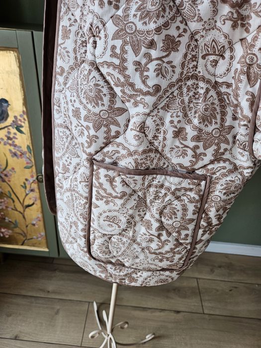 Unikatowa Boho Kurtka damska Pikowana ONLY L Oversize Paisley Narzutka