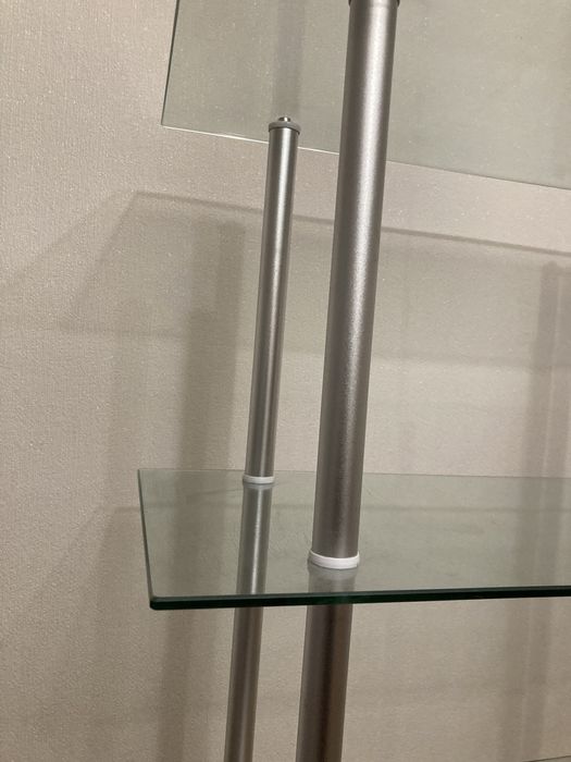 Стеклянная полка этажерка конструктор