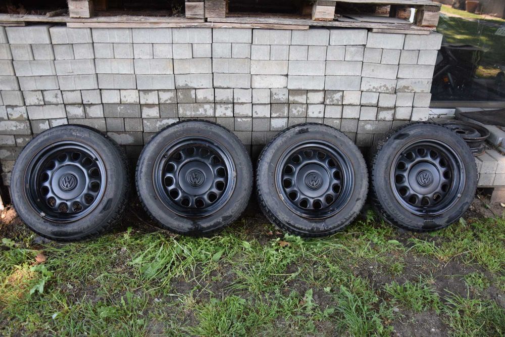 Felgi z oponami szeroka stal serduszka 15 5x100