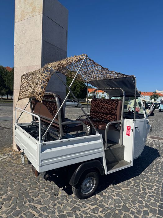 Tuk Tuk Piaggio Ape Classic 400 (7 lugares matrícula)