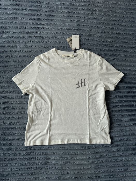 MISBHV T-Shirt with print and shimmering sequins