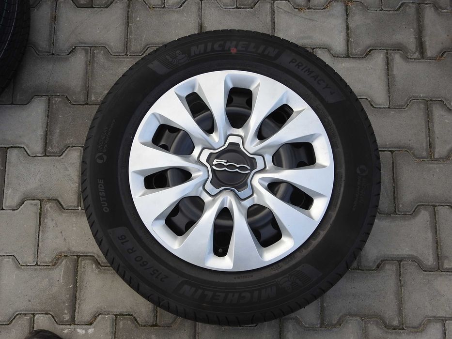 4x Felgi Stalowe 16'' 5x110 et40 6,5J FIAT 500 z Deklami Oryginał NOWE