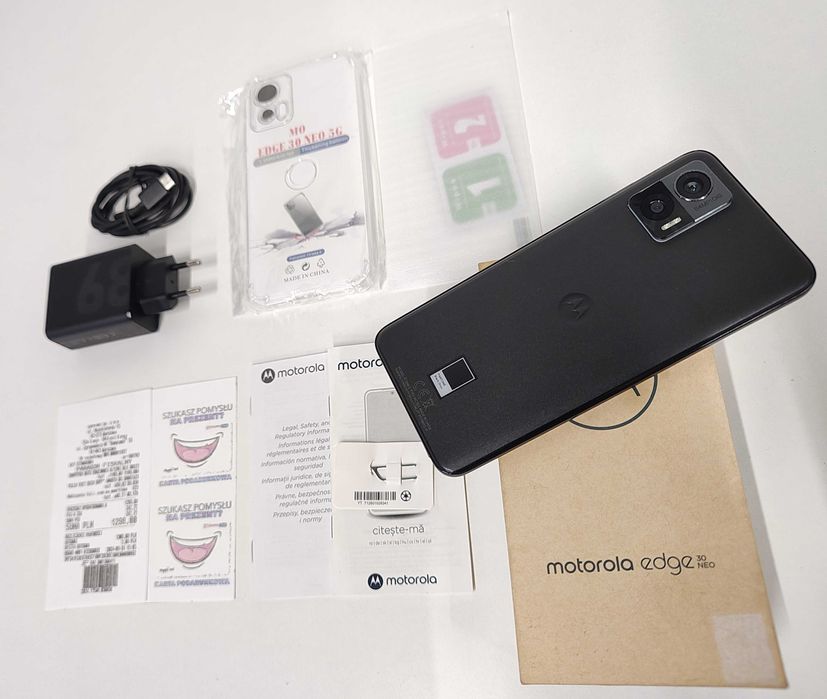 Jak Nowa | Motorola Edge 30 Neo | Black Onyx | Gwarancja