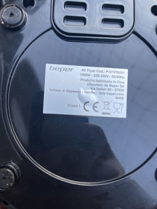 Airfryer BEPER preta