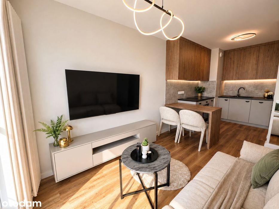 Nowoczesne mieszkanie z klimatyzacją | balkon | Osiedle Architektów |