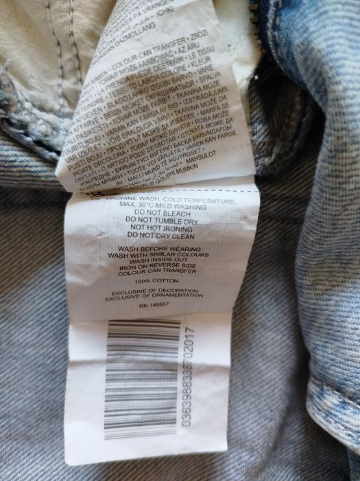 Стильные широкие джинсы с разрезами FB Sister (New Yorker) — XS/S