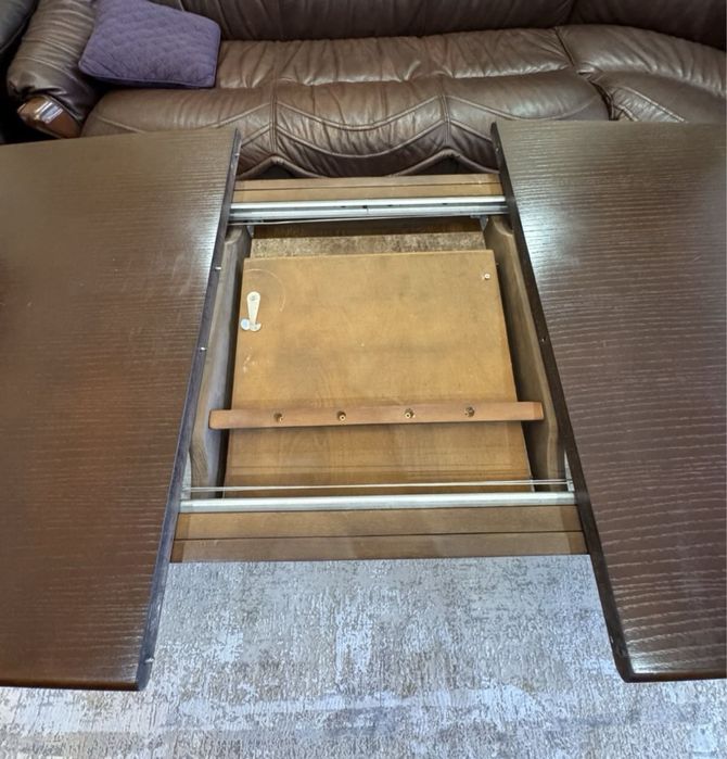 Стіл 115-155:75 натуральне дерево