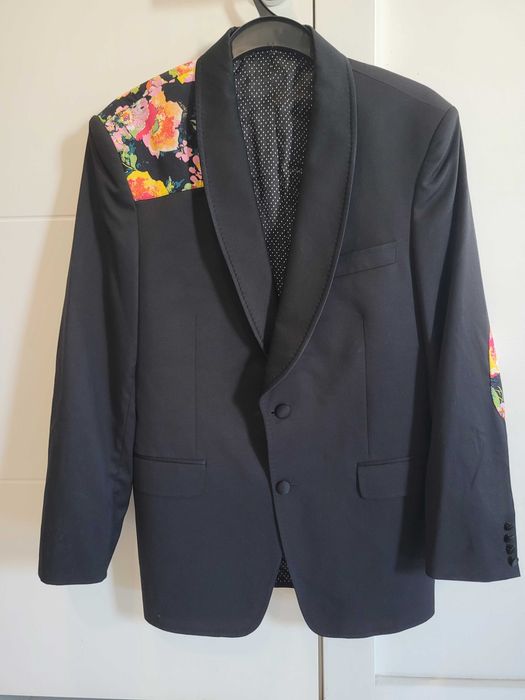 Smoking VISTULA  unikatowy custom 100% wełna Rozmiar 52 L