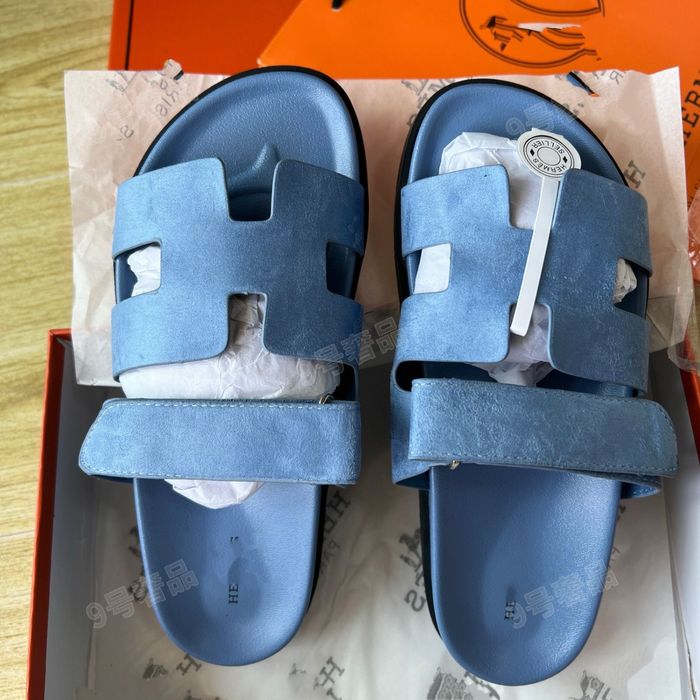 Летние тапки Hermes унисекс