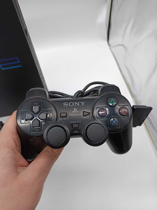 Konsola PlayStation 2 FAT + Pad + Double Box + instrukcja