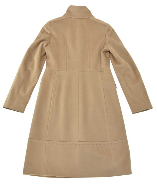 WEEKEND MAX MARA płaszcz damski beżowy wełniany przejściowy 38