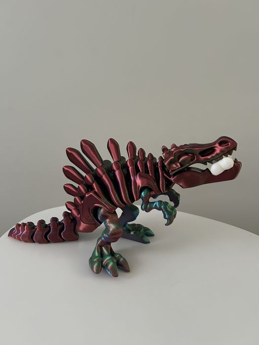 Dinozaur ruchomy, zabawka, wydruk 3d