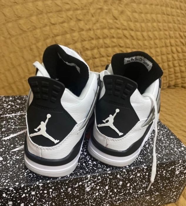 Air jordan 4 retro czarno biale  sneakers nowe oryginalne buty damskie !