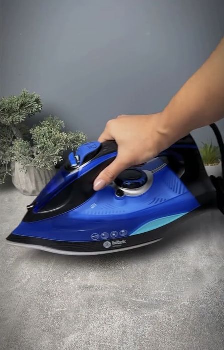 МОЩНЫЙ! Утюг паровой с керамической подошвой, праска, отпариватель