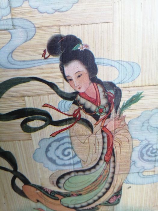 conj oriental em bambu , ver fotos