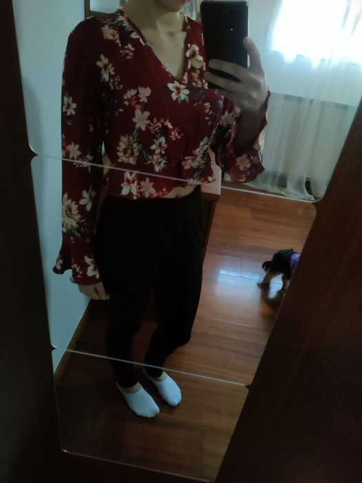 Blusa de flores nova