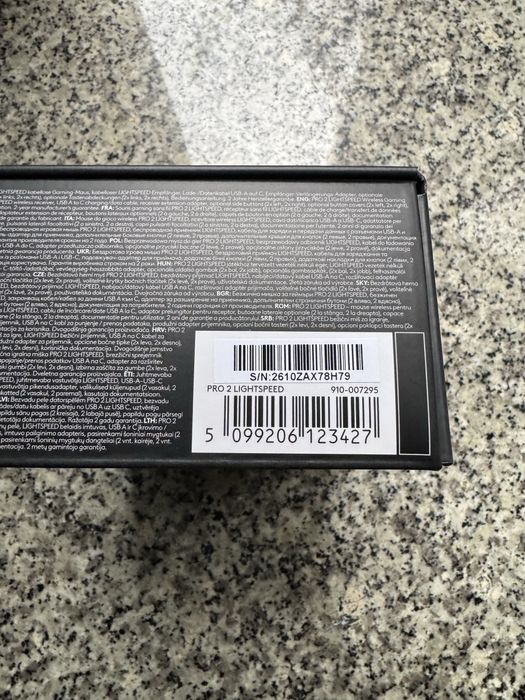Mysz Logitech PRO 2 Lightspeed (910-007295)