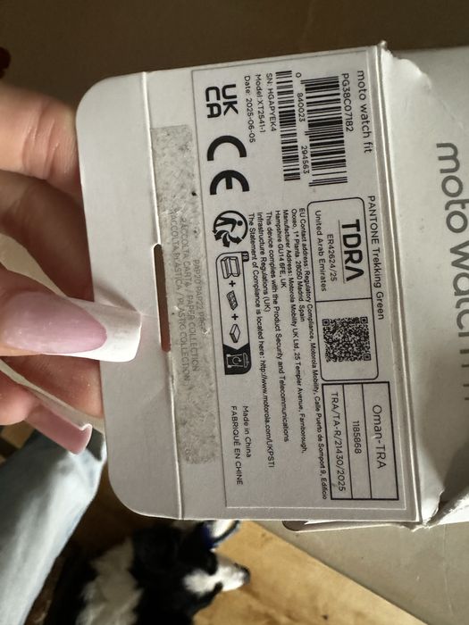 Smartwatch MOTOROLA Moto Watch Fit Trekking Green OLED IP68