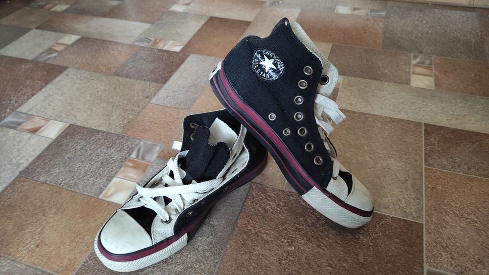 Кеды "ALL STAR"  Converse двойной манжет