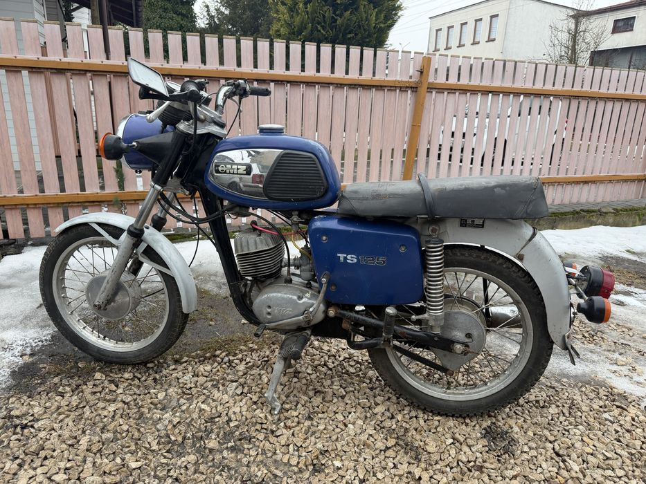 MZ  TS 125 oryginal niebieska