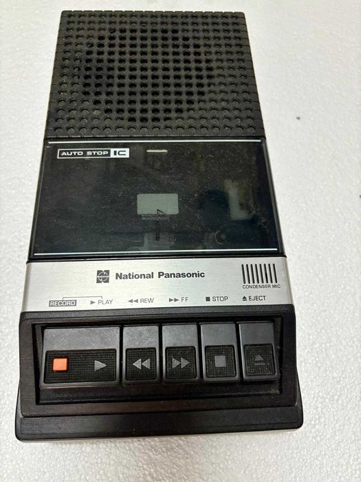 Leitor / Gravador de cassetes National Panasonic vintage