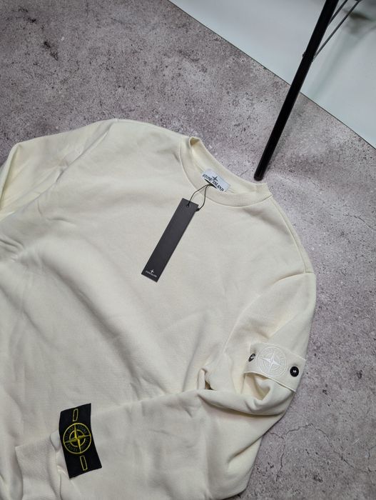 2 патчі  Світшот Stone Island кремовий XS,S