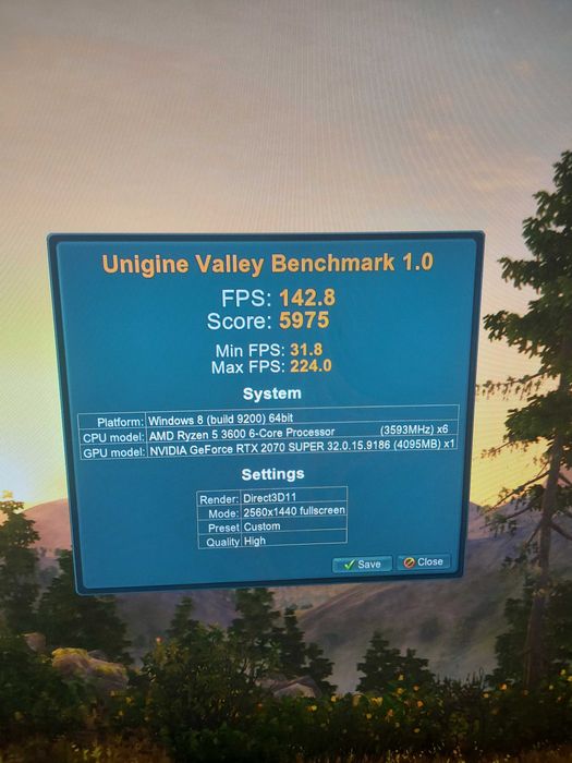 Komputer stacjonarny Ryzen 5 3600, GF RTX 2070, 32 GB RAM