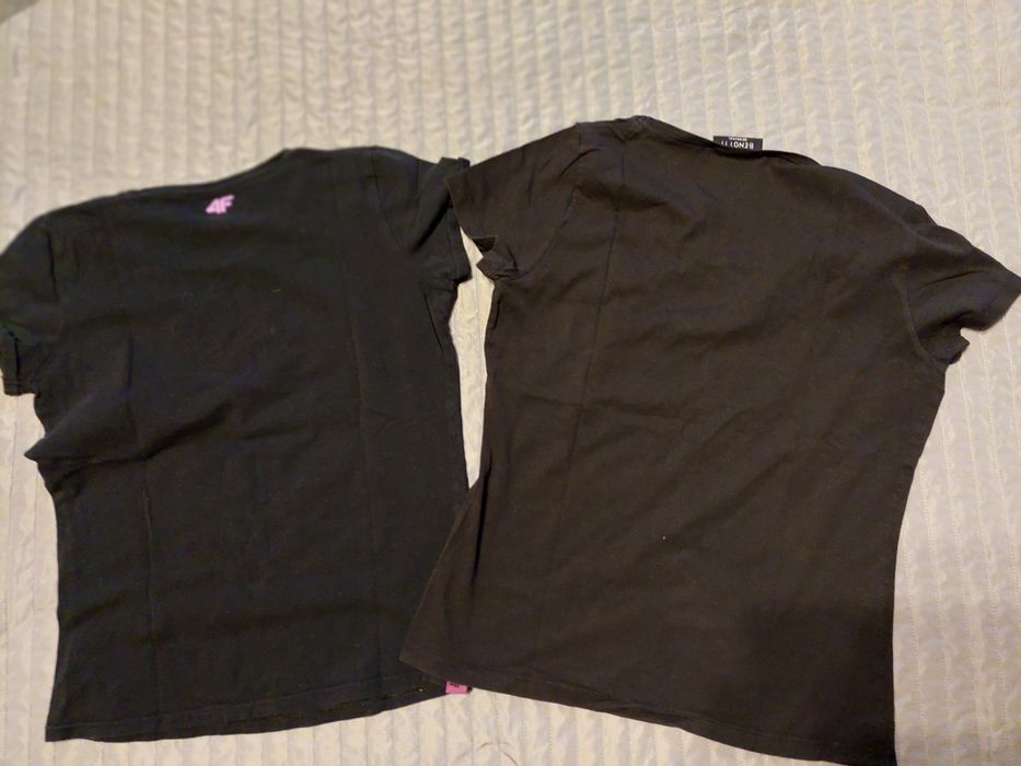 Zestaw czarnych T-shirt 4f i Gina Benotti rozmiar M