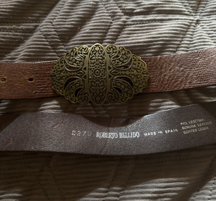 Вінтажний Шкіряний пасок Roberto Bellido