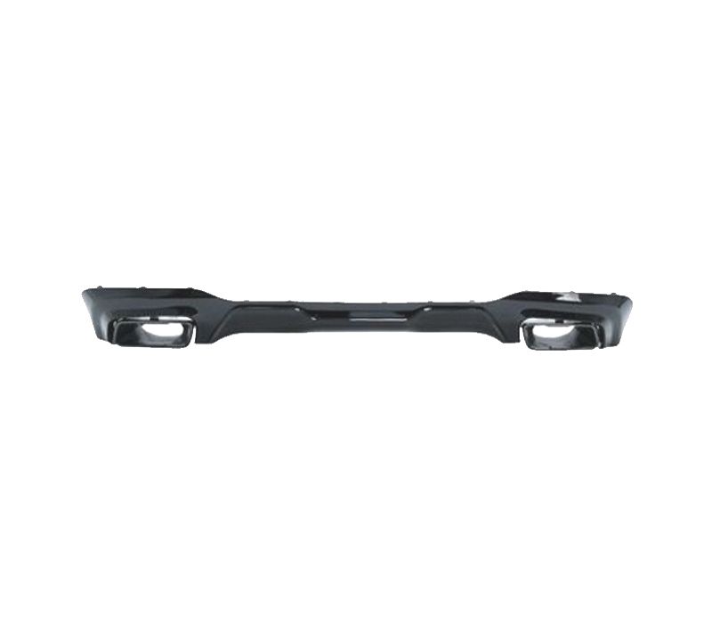 DIFUSOR BMW F44 LOOK M 235i + PONTEIRAS ESCAPE PRETO BRILHANTE